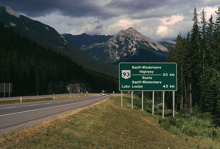 Trans-Canada highway 1, westbound.