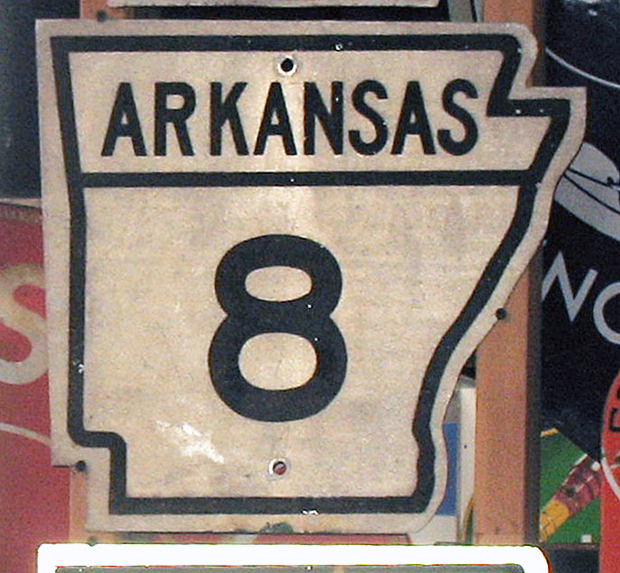 1950s highway marker.
