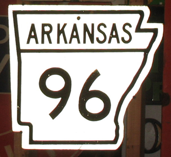1950s highway marker.