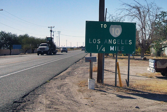 1988 guide sign on old US-80 in Phoenix.