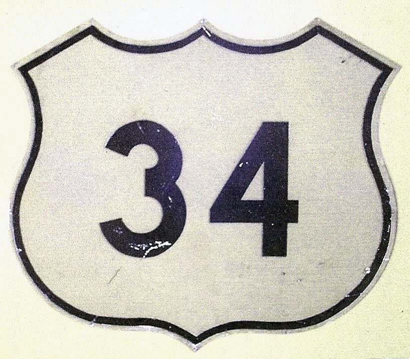 1960s highway marker.