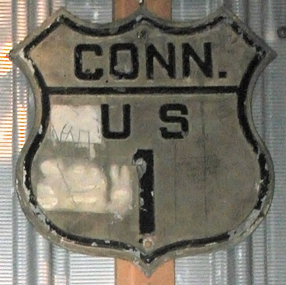 1920s highway marker.