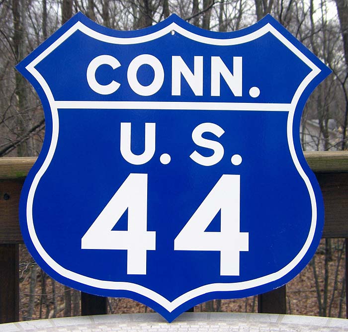 1950s highway marker.