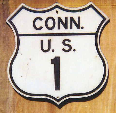 1950s highway marker.