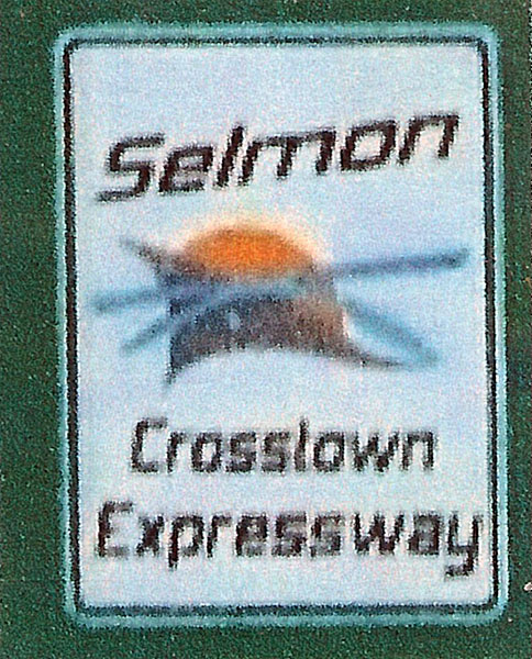 1960s highway marker.
