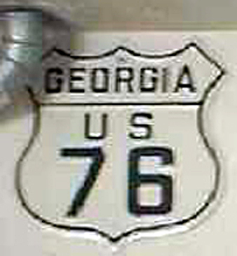 1920s highway marker.