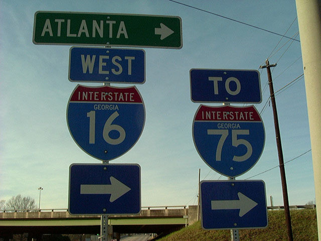 U.S. 129 southbound at Interstate 16 Exit 1.