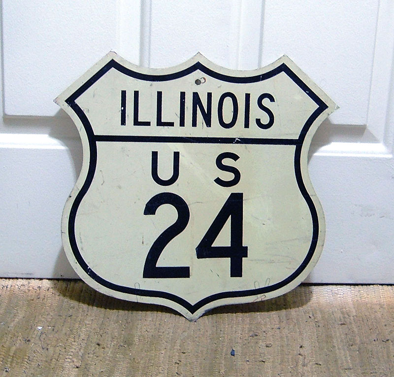 1950s highway marker.