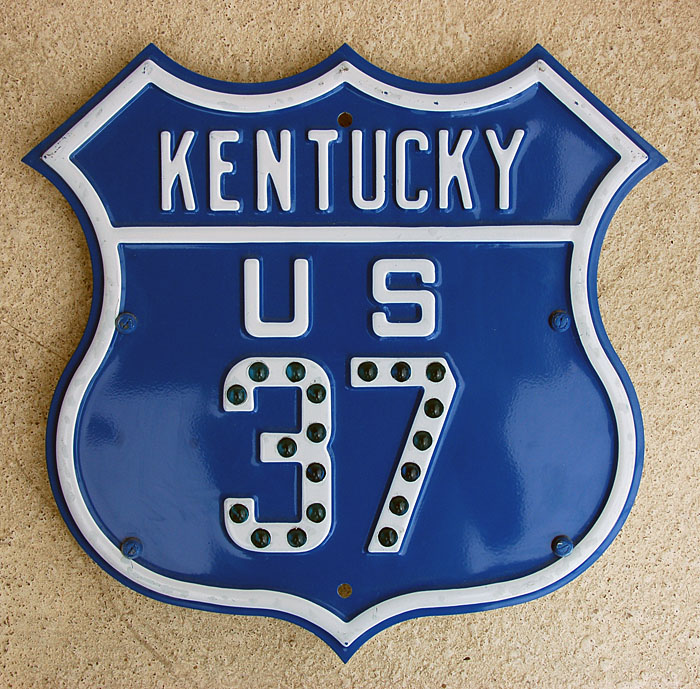 1930s highway marker.