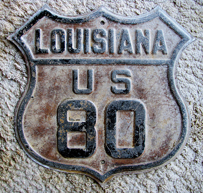 1930s highway marker.
