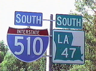 First southbound shield.