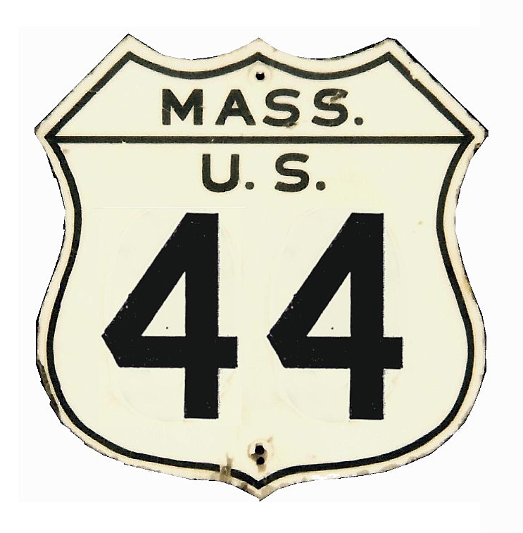 1950s highway marker.