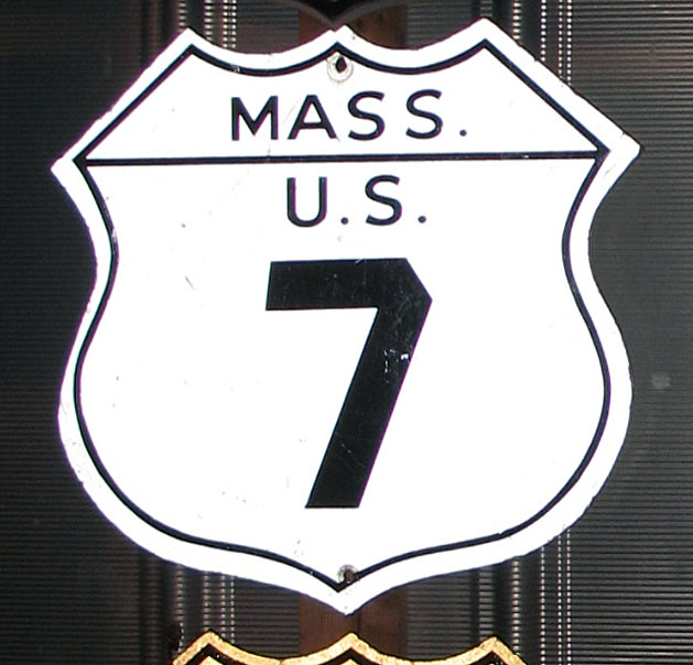1950s highway marker.