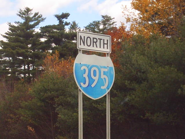 Just north of the Massachusetts 16 exit - Webster.
