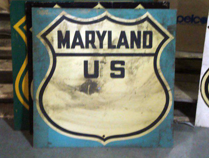 At a Maryland sign shop.