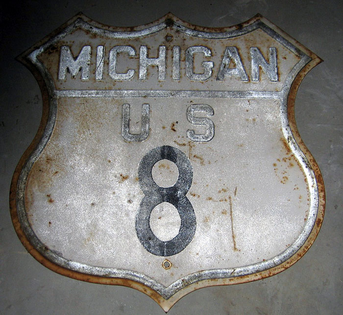 1940s highway marker.