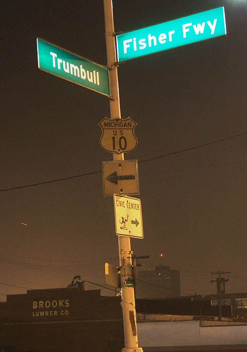 Old signs in front of Tiger Stadium. First two  Second two by Levente Jakab and Daniel Brim, 4/29/2007. Last photo by Alex Nitzman and Brent Ivy, 11/7/2009.