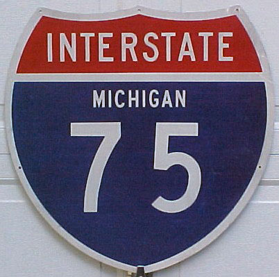 1950s highway marker.
