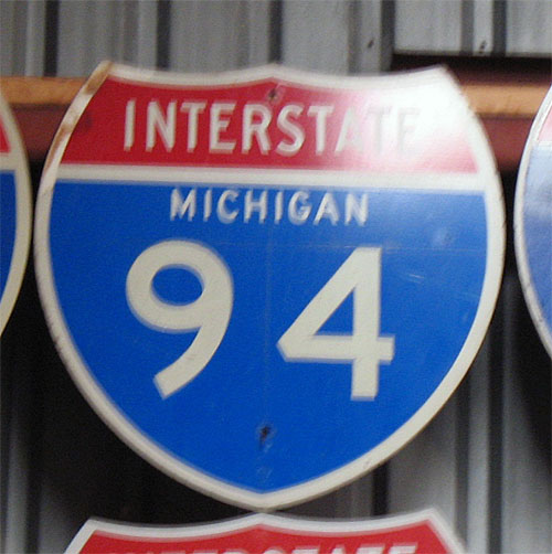 1960s highway marker.