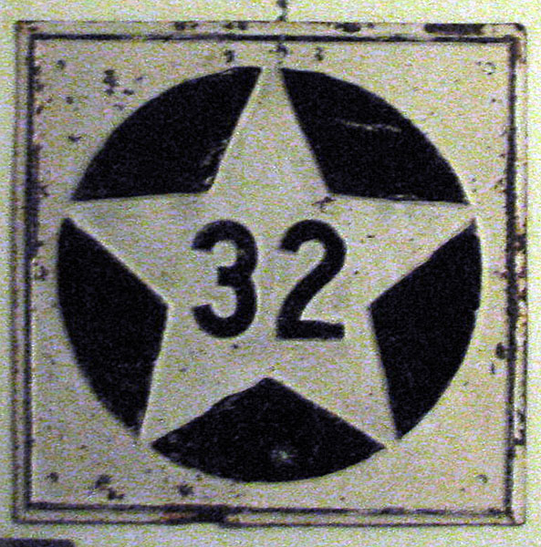 1940s highway marker.