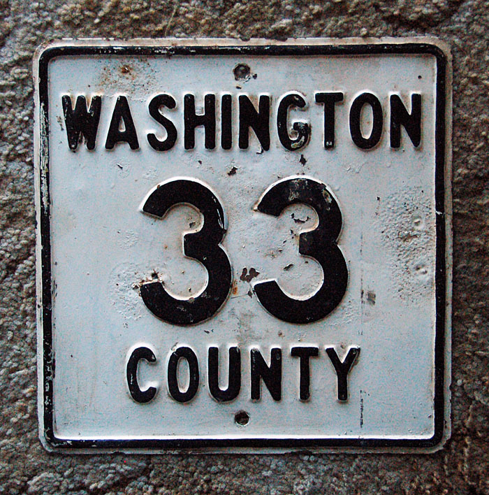 1940s highway marker.