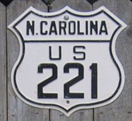 1920s highway marker.