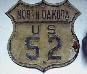 1930s highway marker.