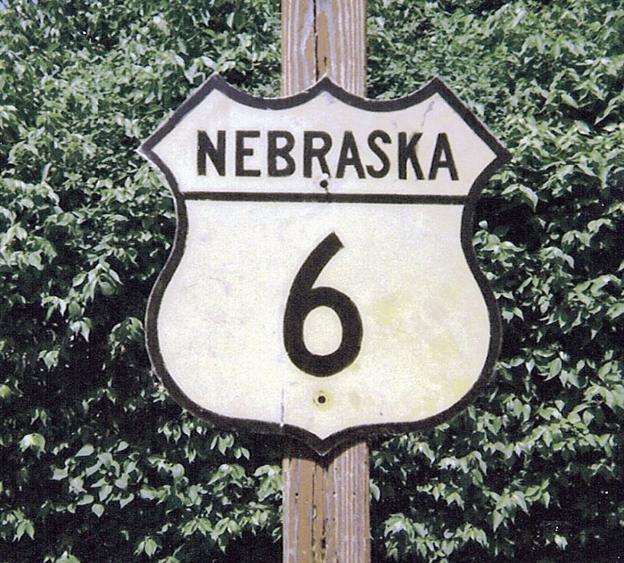 1950s highway marker.
