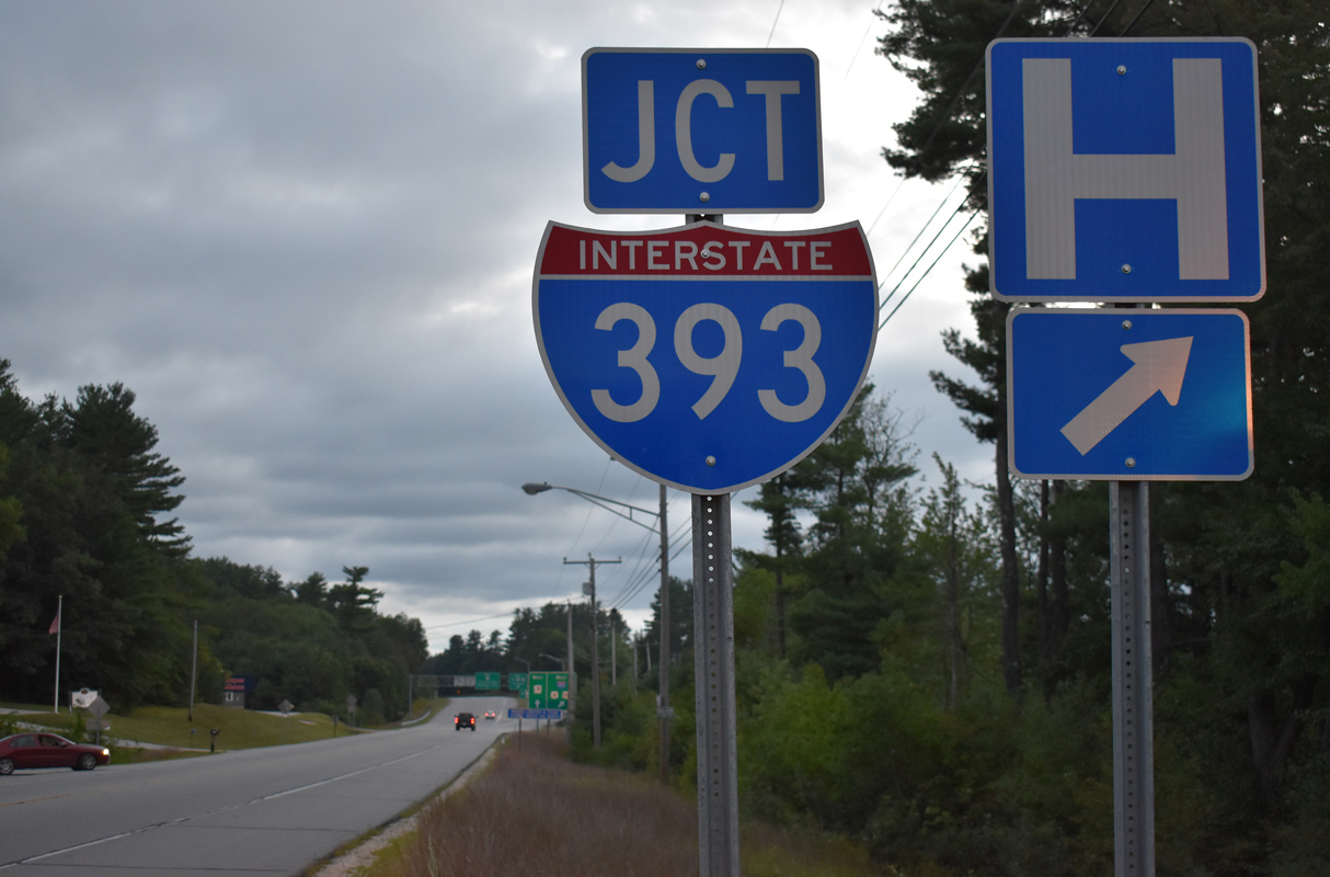 U.S. 4/202 west ahead of Interstate 393.