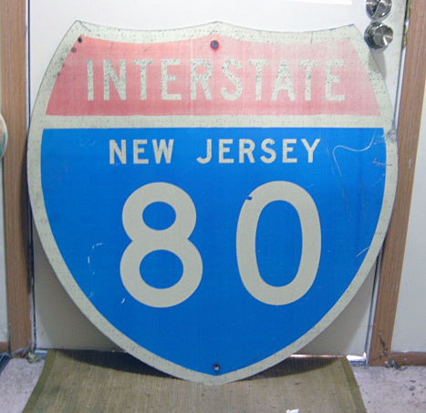 1960s highway marker.
