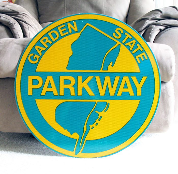 1970s highway marker.
