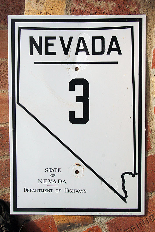 1920s highway marker.