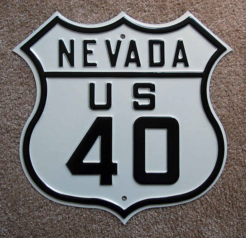 1930s highway marker.