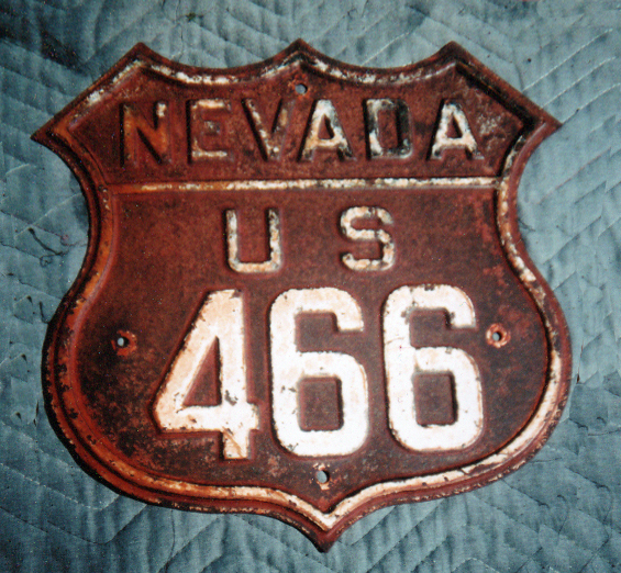 1930s highway marker.