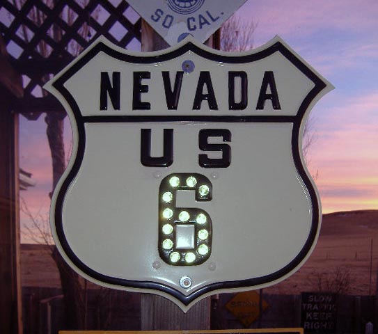 1930s highway marker.