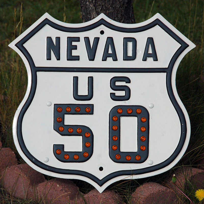 1930s highway marker.