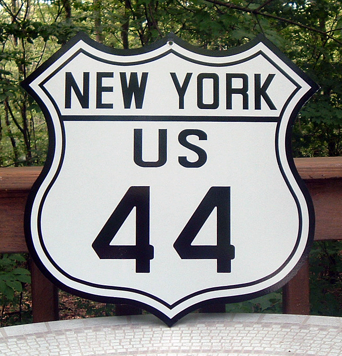 1920s highway marker.