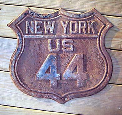 1930s highway marker.