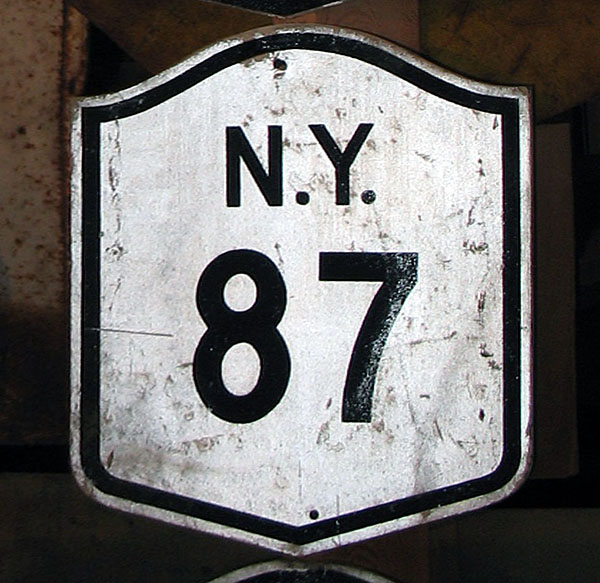 1940s highway marker.
