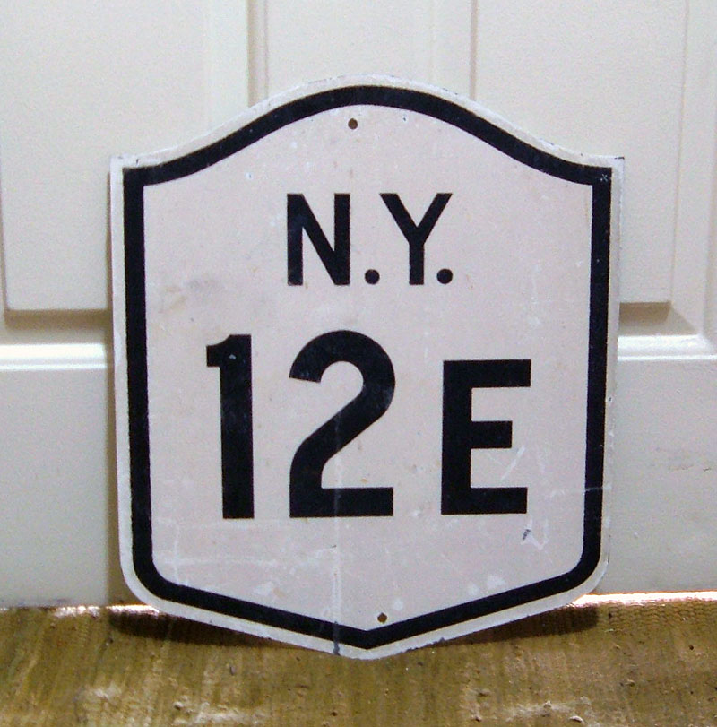 1950s highway marker.