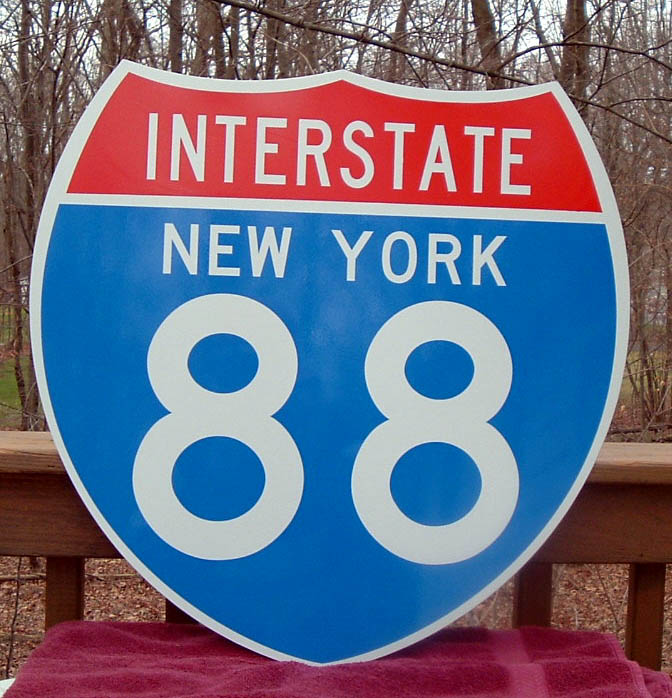 1970s highway marker.