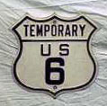 1930s highway marker.