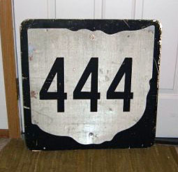 1960s highway marker.