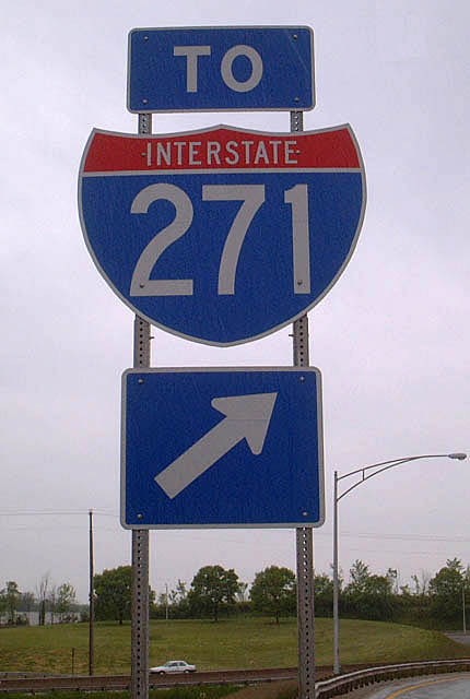Trailblazer after Interstate 80 toll booth along westbound Interstate 480 south of Cleveland.