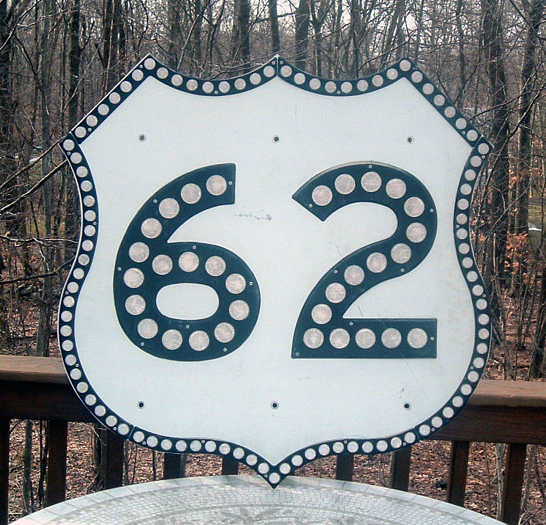 1970s highway marker.