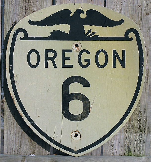 1940s highway marker.