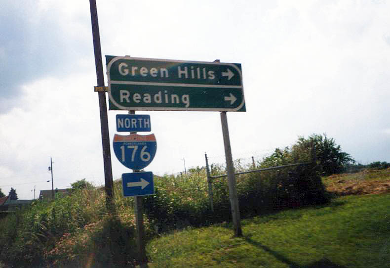 Pennsylvania 10/23 westbound at I-176