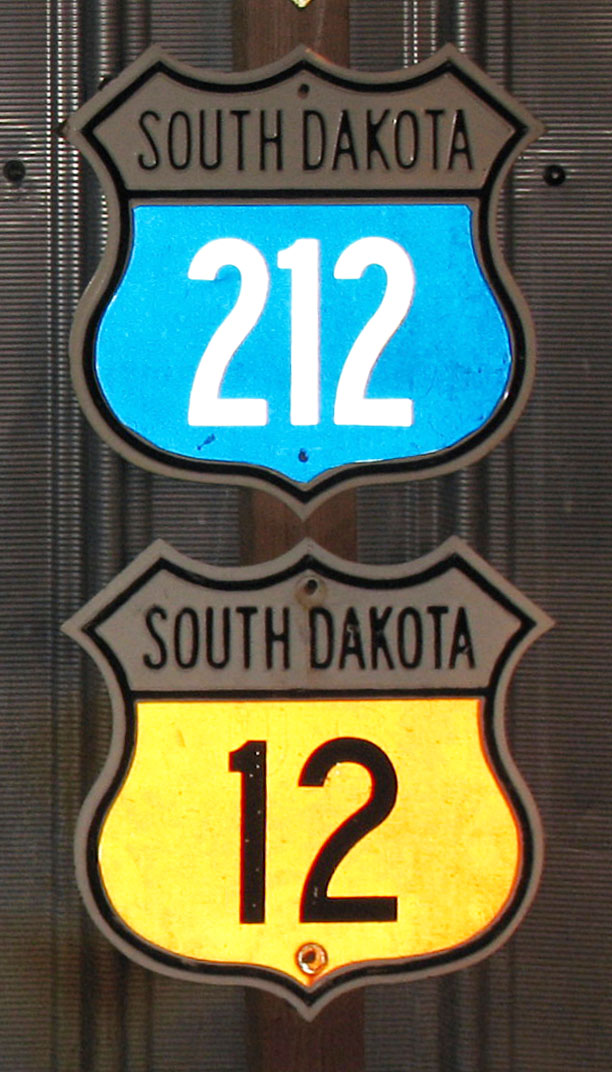 1950s highway marker.