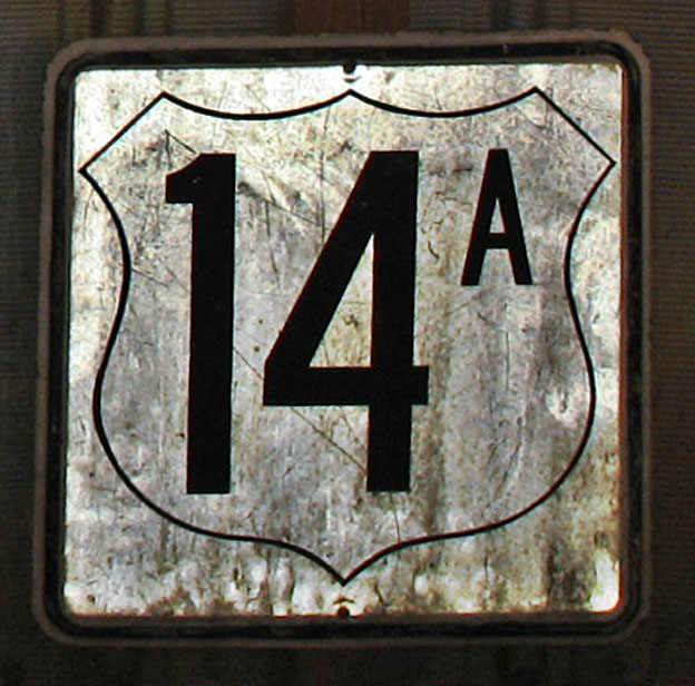 1950s highway marker.