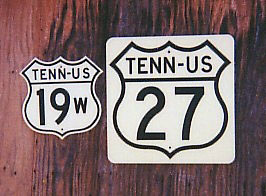 1950s highway marker.